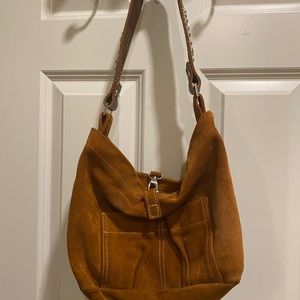 Tylie Malibu Suede Brown Handbag